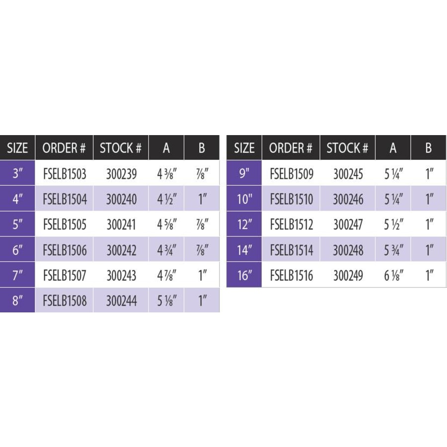 duravent_fselb1508_measurement_chart_0 duravent_fselb1508_measurement_chart_0