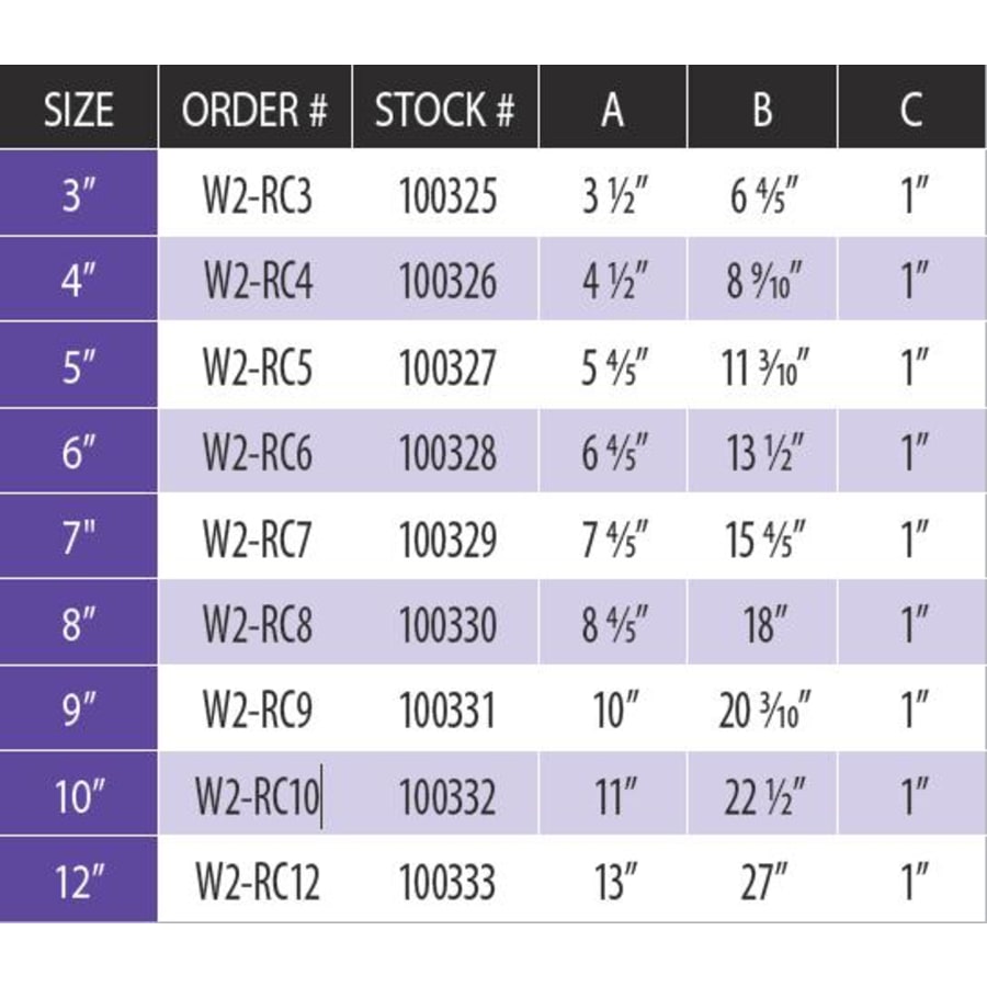 duravent_w2_rc8_measurement_chart_0 duravent_w2_rc8_measurement_chart_0