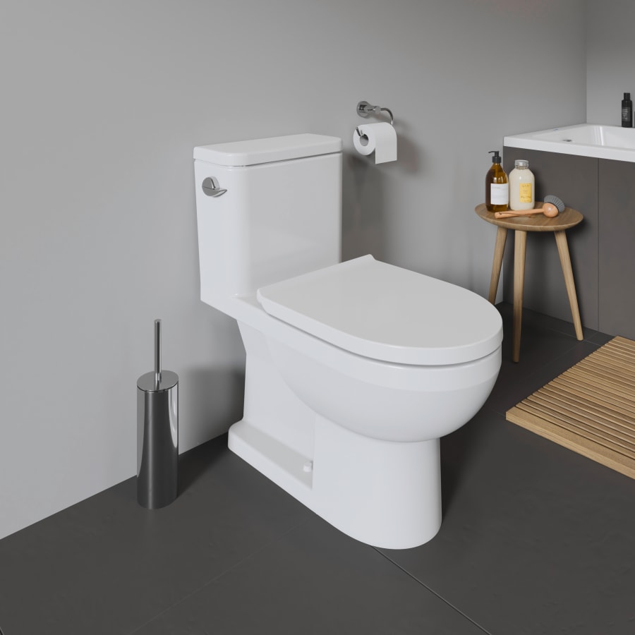 Duravit 21950100U3 No. 1 1.28 GPF One Piece Elongated Chair