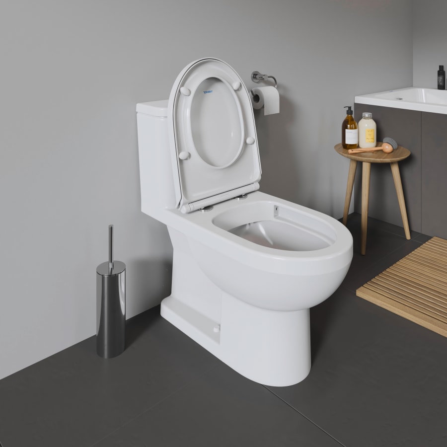 Duravit 21950100U4 No. 1 1.28 GPF One Piece Elongated Chair
