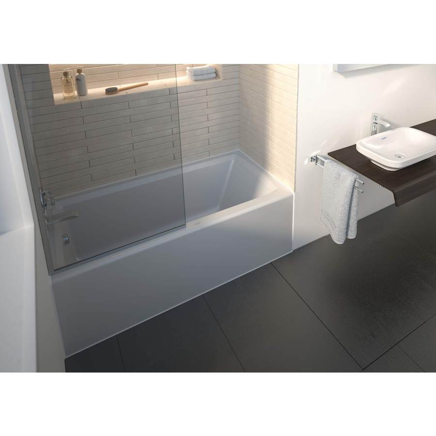 monreveさま Moen White Vitreous China Undermount Sink, 23.625 X 14.75 X