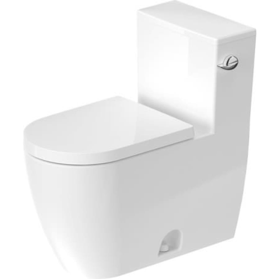 Duravit ME by Starck 1.28 GPF One Piece Elongated Chair Height Toilet with Right Hand Lever - Seat Included White