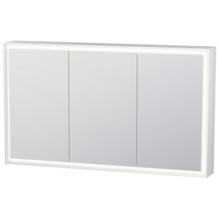 Duravit L-Cube Mirror Cabinet 47-1/4" x 6-1/8" White Matte