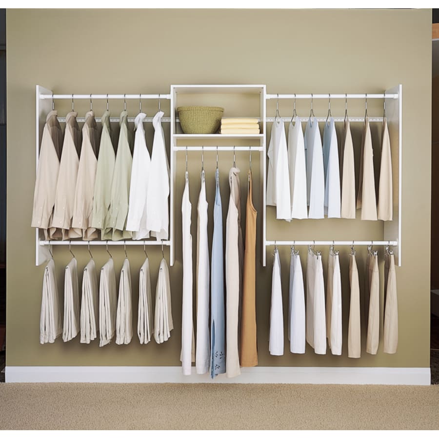 Easy Track RB1448ON 4 to 8 Foot Wide Closet System Starter