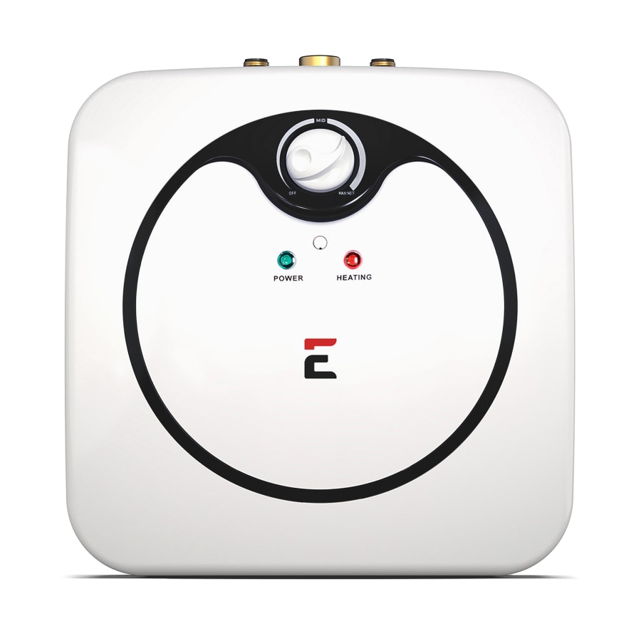 Eccotemp 7 Gallon Mini Tank Water Heater with Temperature and Pressure Relief Valve - ETL Certified White