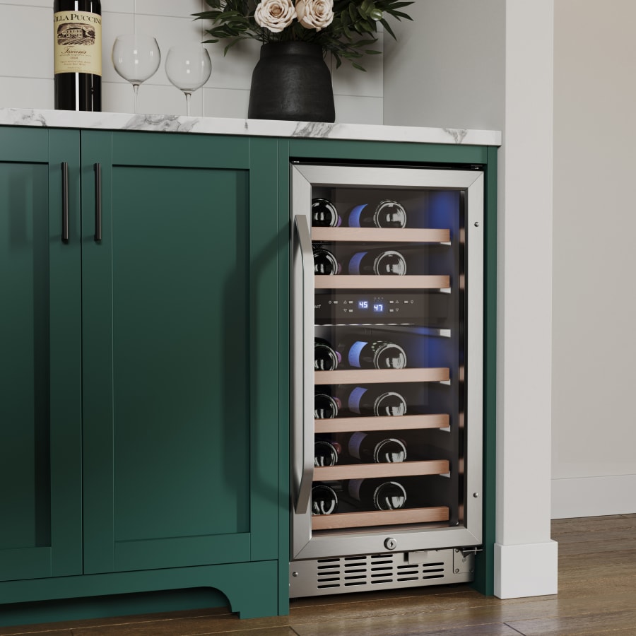 EdgeStar CWR263DZ 15 Inch Wide 23 Bottle Built In Dual Build