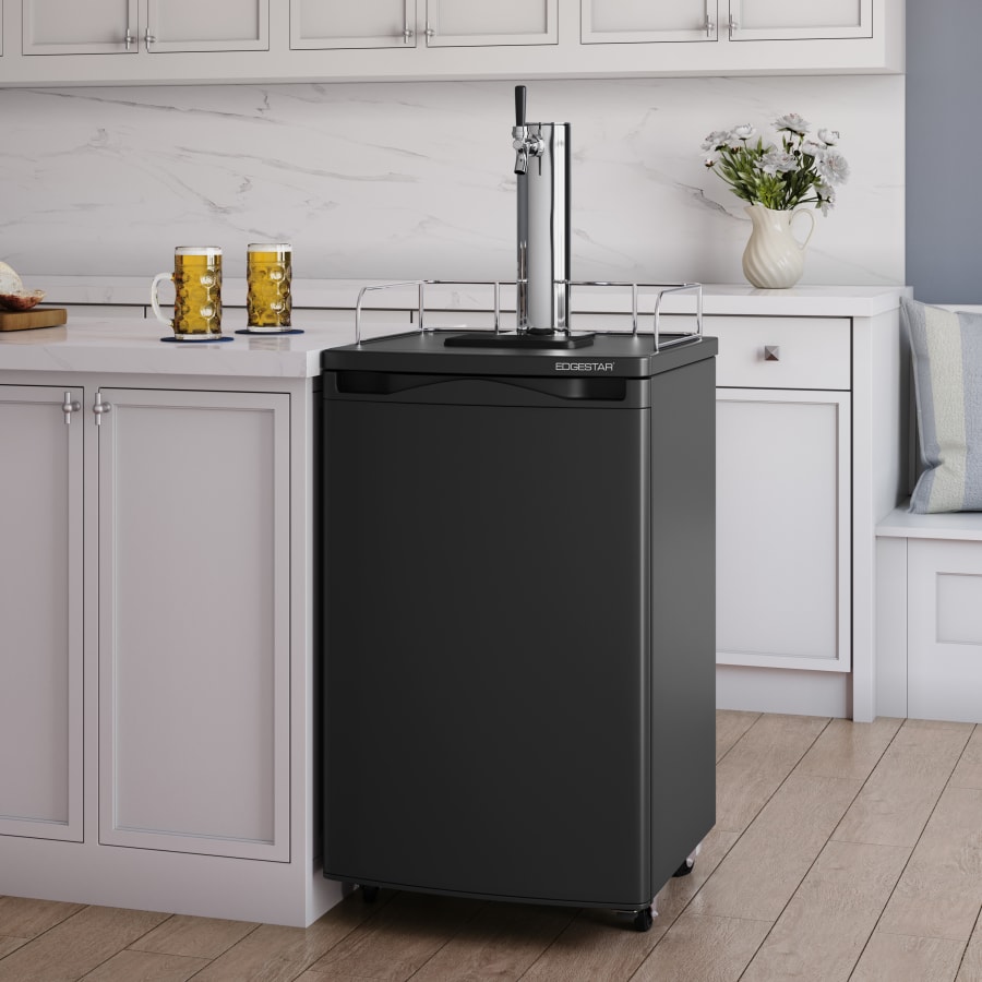 Full size fridge kegerator outlet