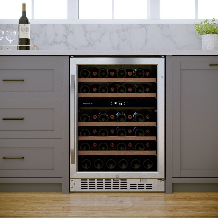 EdgeStar CWR462DZ 24 Inch Wide 46 Bottle Built-In Dual Zone
