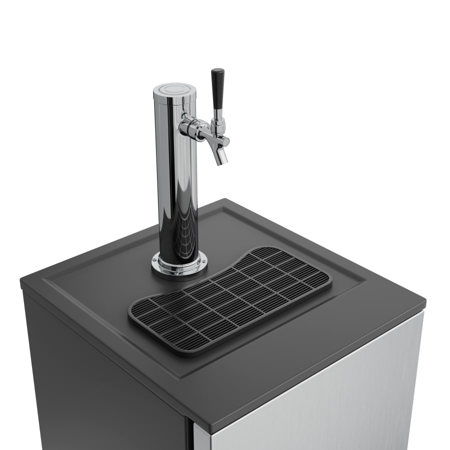 EdgeStar KC1000SS 18 Inch Wide Kegerator with Blue LED Build