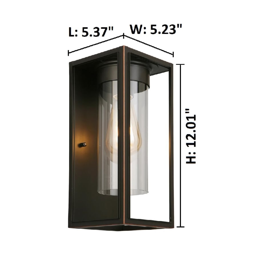 Eglo 203031A Walker Hill Single Light 12 Tall Outdoor Build