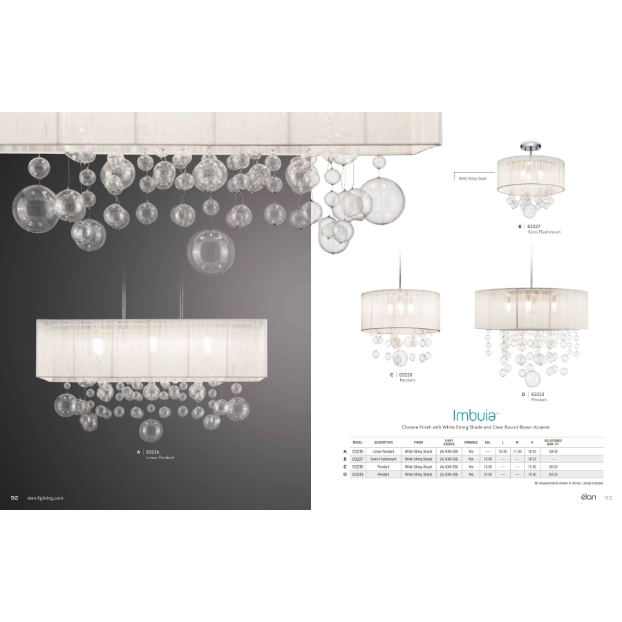 Elan-Imbuia Pendant-Catalog Page