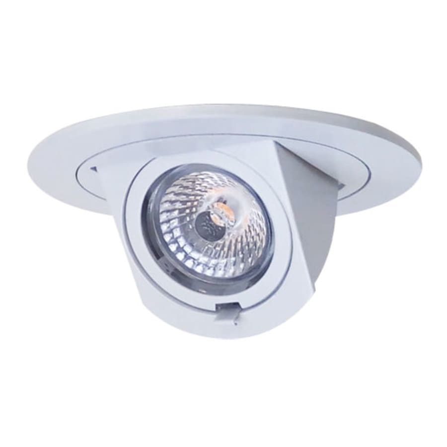 4 Elco LED Insert Adjustable Pull Down Round Trim White EL49727W