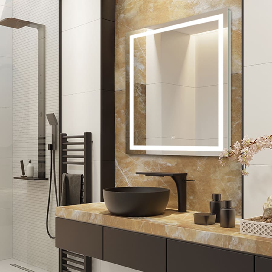 Electric Mirror INT 3636 AE Integrity 36x36 Lighted Mirror with Ava from AVBproducts