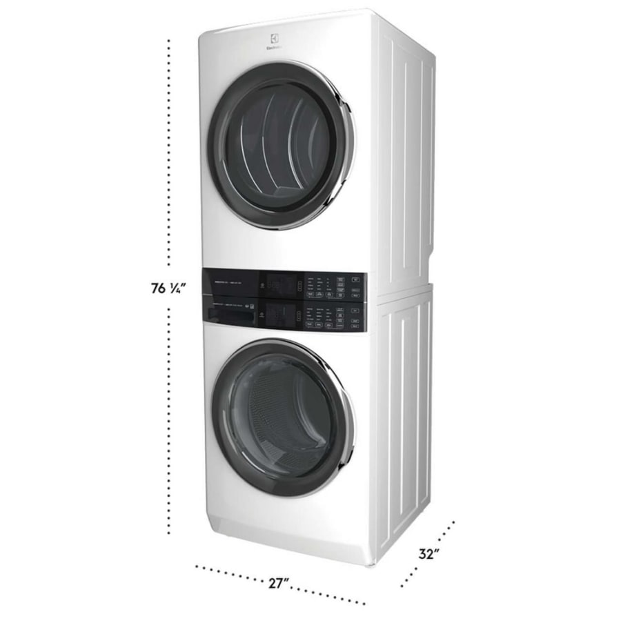 Washer and dryer 27 inches wide top