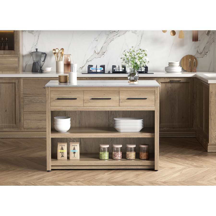 Elegant Lighting Porter Kitchen Island - Thumbnail 4
