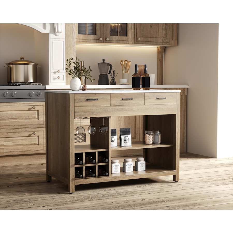 Elegant Lighting Jax Kitchen Island