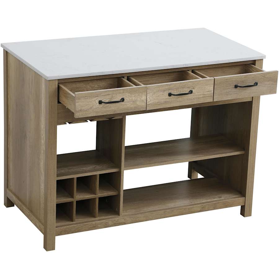 Elegant Lighting Jax Kitchen Island - Thumbnail 4