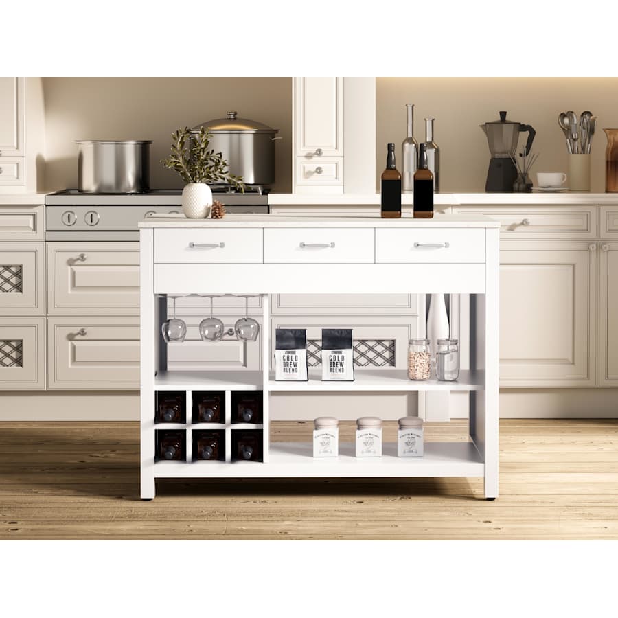 Elegant Lighting Jax Kitchen Island - Thumbnail 2