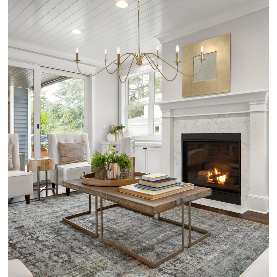 Elegant lighting rohan light chandelier top