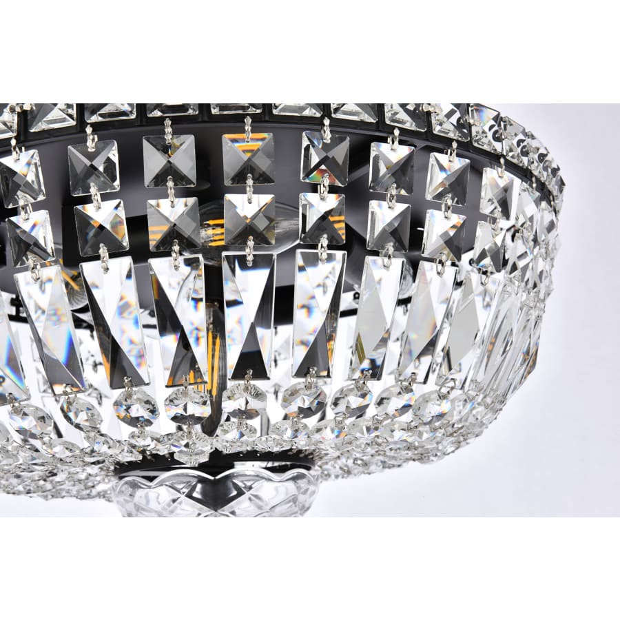 高評価なギフト Elegant Lighting V2528F16BK/RC Tranquil 6 Light 16 その他