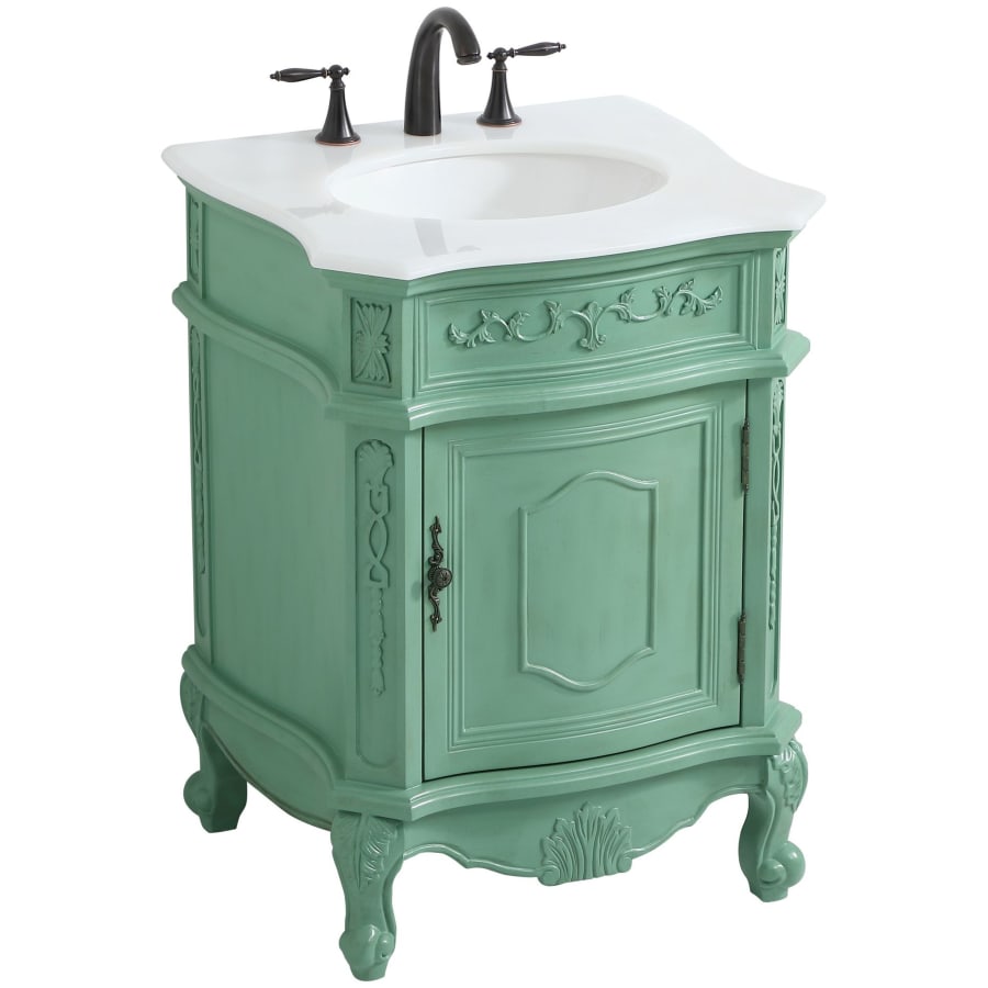 Elegant Lighting Berkshire 24" Free Standing Single Basin Vanity Set