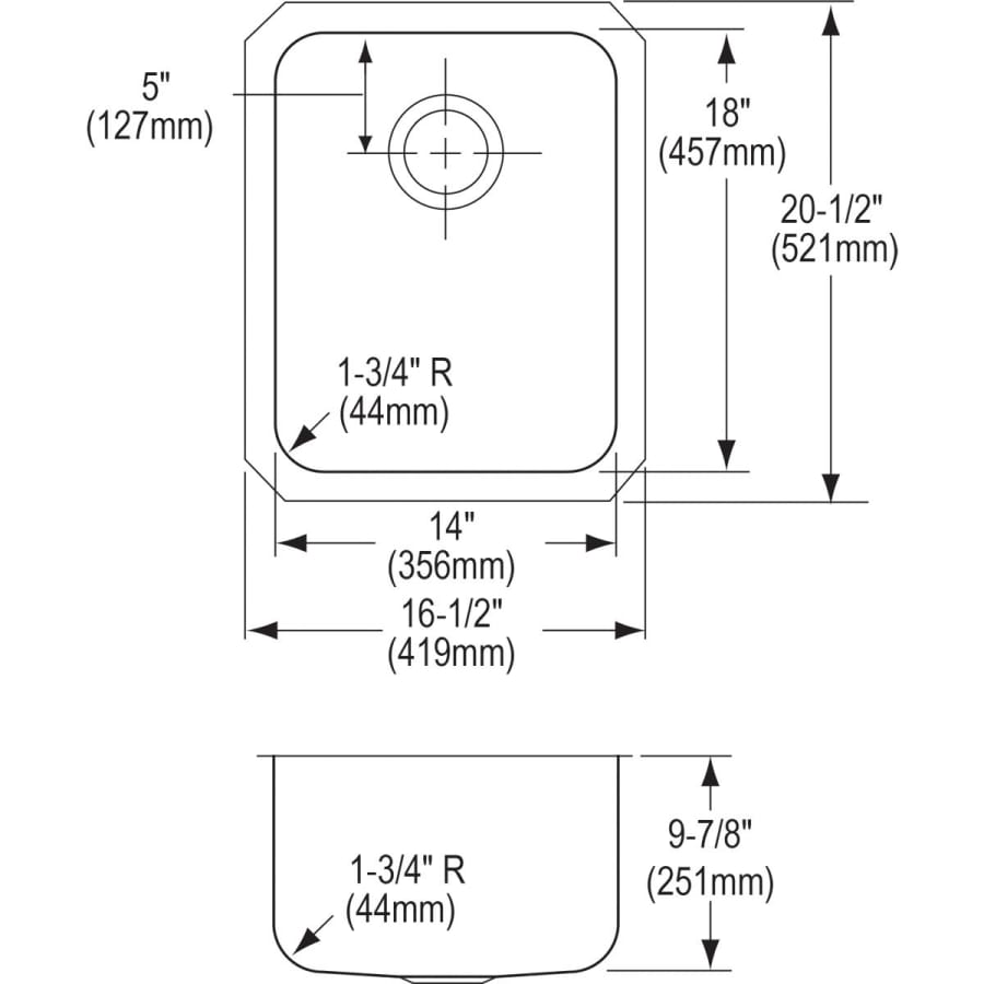 elkay-eluh141810dbg-specification-image-9155 elkay-eluh141810dbg-specification-image-9155