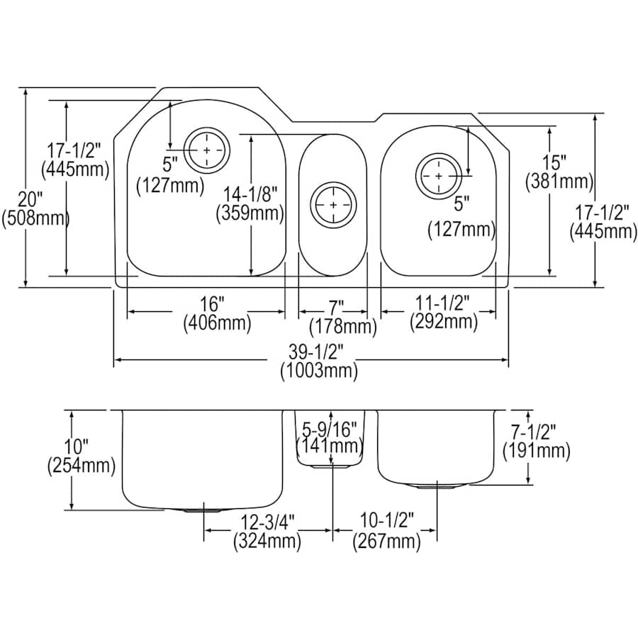 elkay-eluh3920dbg-specification-image-9266