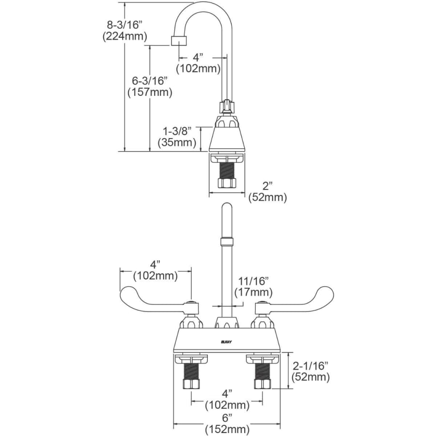 elkay-lk406gn04t4-alternate-view-3196 elkay-lk406gn04t4-alternate-view-3196