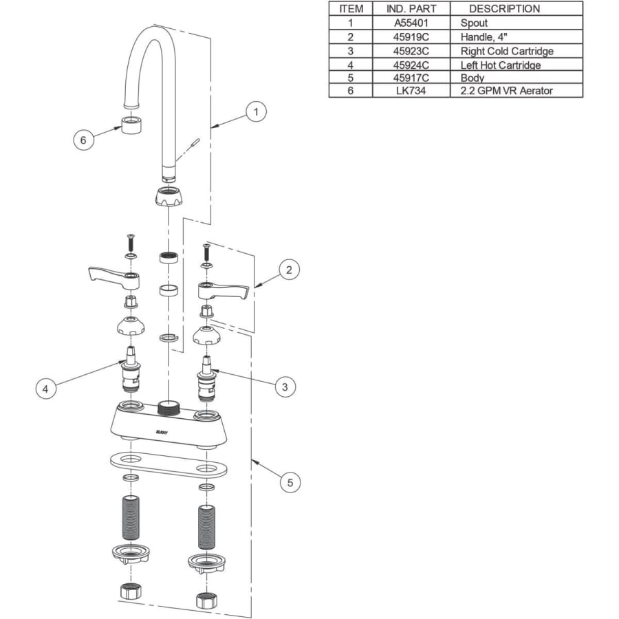 elkay-lk406gn05t4-alternate-view-3199 elkay-lk406gn05t4-alternate-view-3199