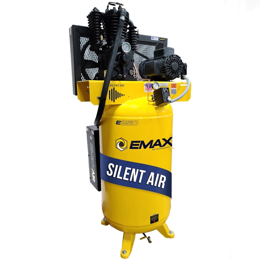 EMAX ES05V080I1 5 HP 80 Gal 175 Max PSI Silent Air Two-Stage