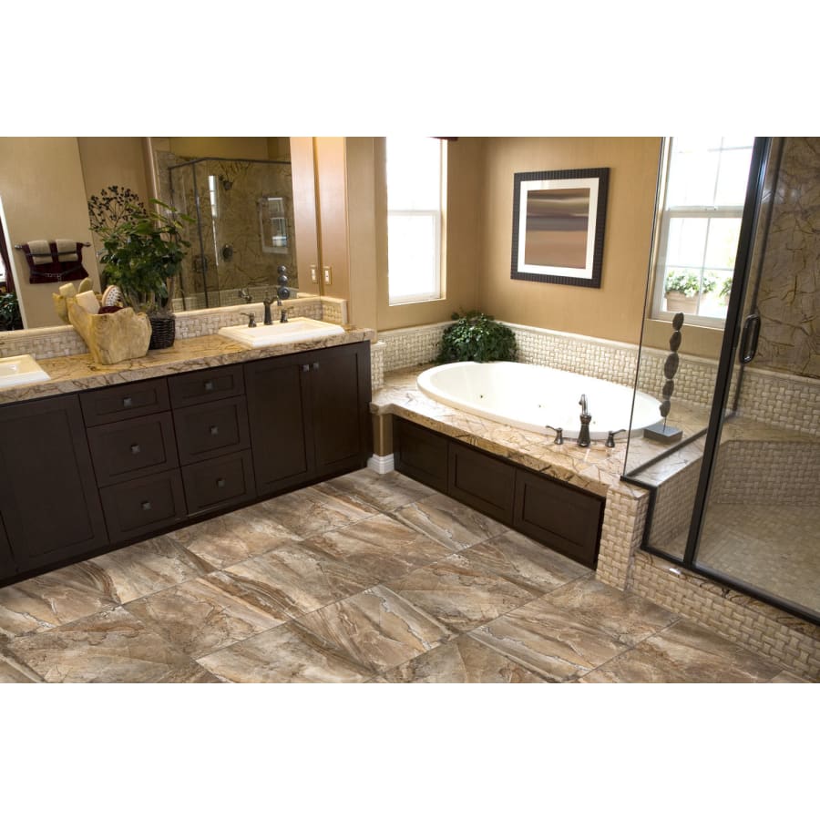 Emser EURASIA Cafe Porcelain Border Tile (13-in x 13-in)