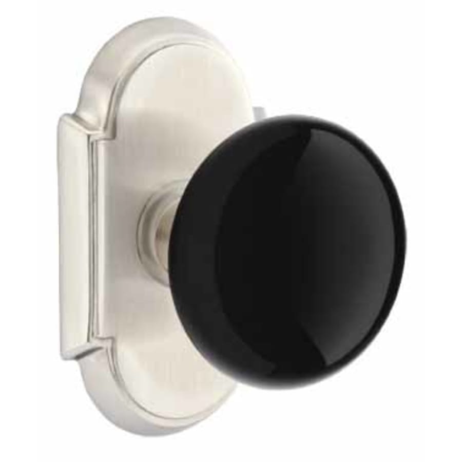 Ebony Knob 8 Rosette