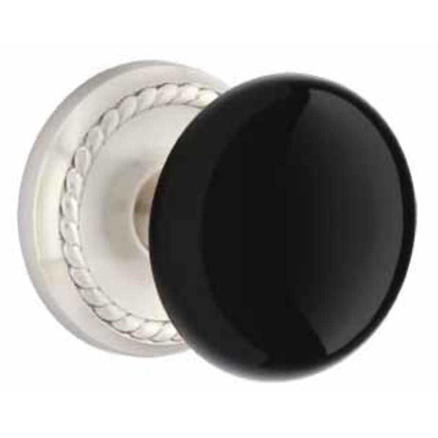 Ebony Knob Rope Rosette