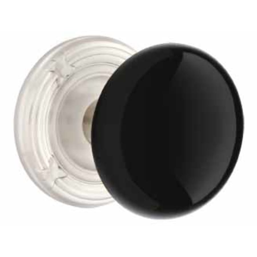 Ebony Knob RR Rosette