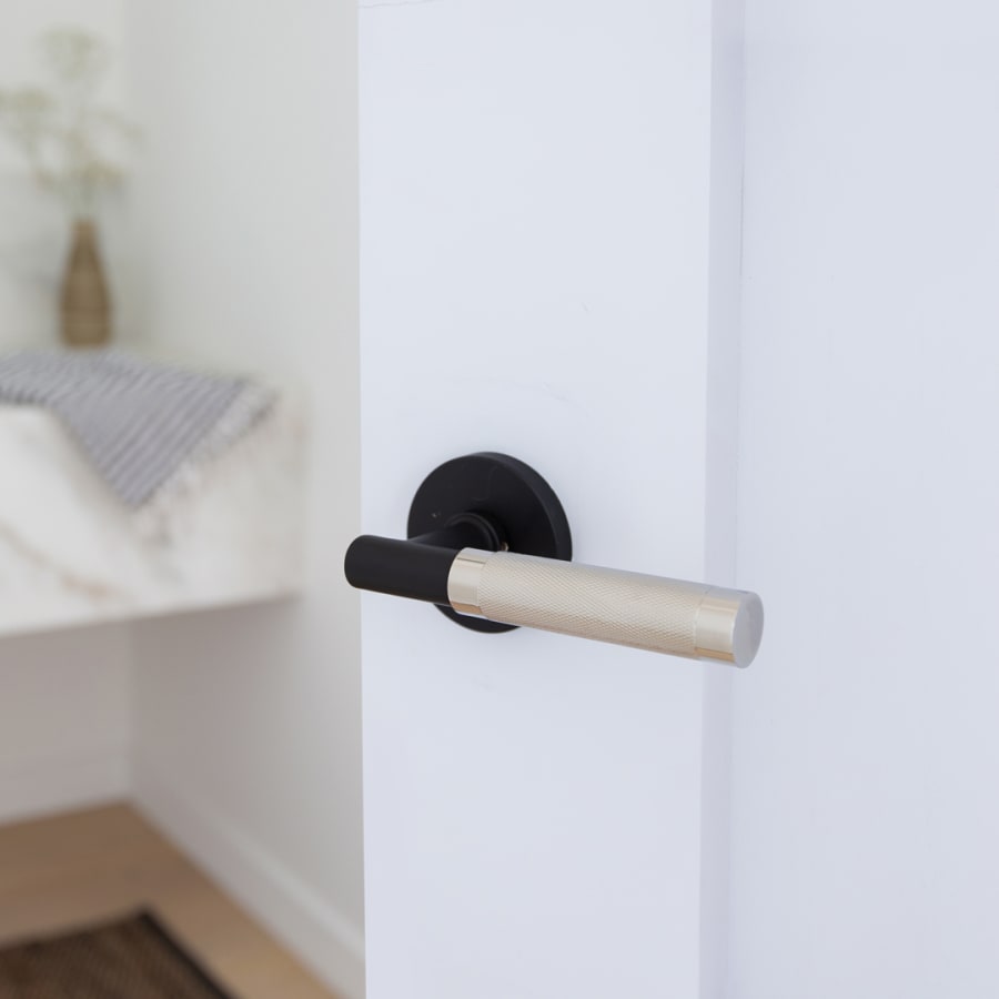 emtek-520kn-polished-chrome-lever-with-flat-black-rose-149 emtek-520kn-polished-chrome-lever-with-flat-black-rose-149