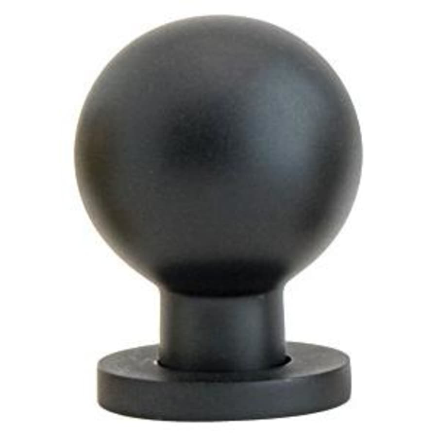 Emtek Globe 1-1/8 Inch Round Cabinet Knob from the Contemporary Collection Flat Black