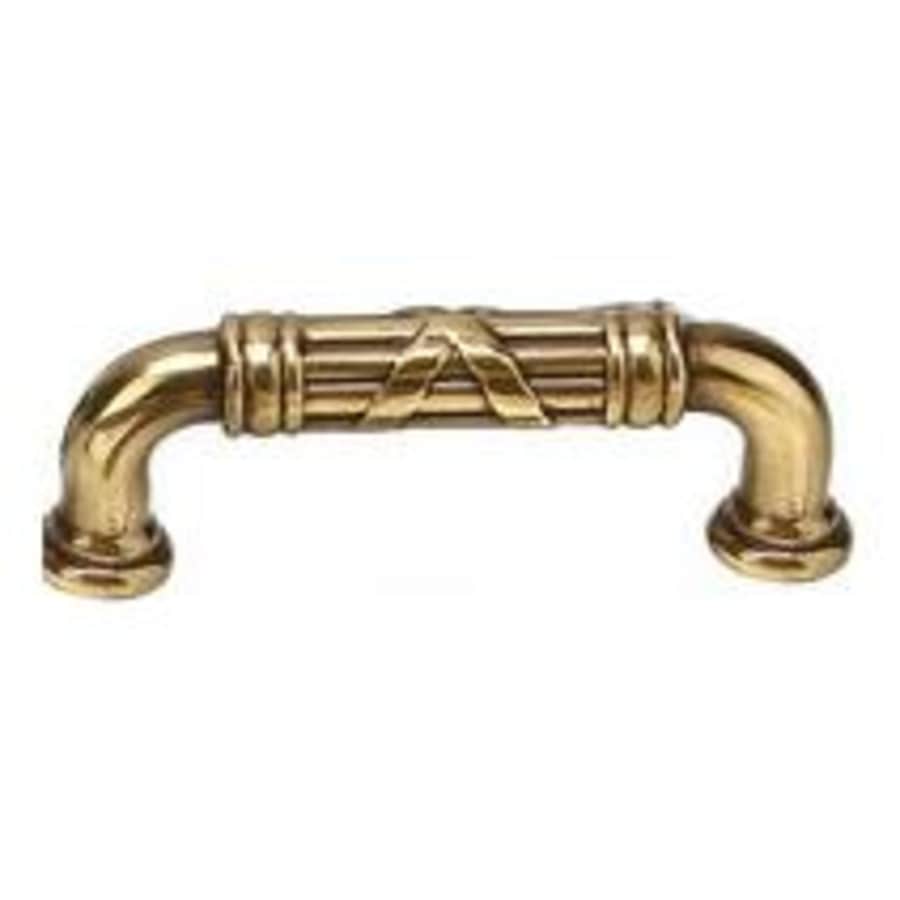Emtek Ribbon and Reed Estate 4 Inch Center to Center Handle Cabinet Pull French Antique
