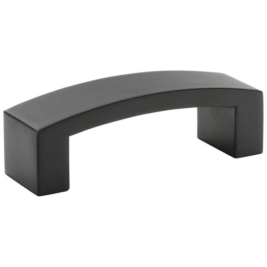 Emtek Bauhaus 3 Inch Center to Center Handle Cabinet Pull Flat Black