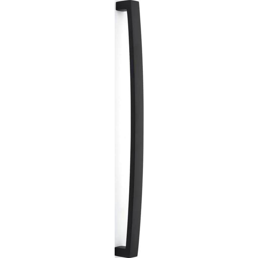 Emtek Bauhaus 18 Inch Center to Center Appliance Pull Set from the Mid Century Modern Collection - Back to Back Mounting Flat Black