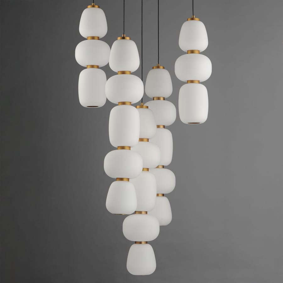 ET2 Soji 24" Wide LED Chandelier - Thumbnail 2
