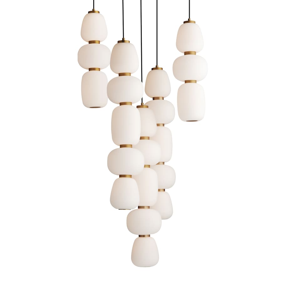 ET2 Soji 24" Wide LED Chandelier