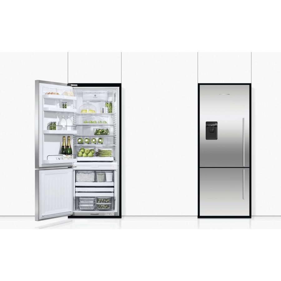 Fisher Paykel 13.5 Cu. ft. Stainless Steel Counter Depth Bottom Freezer Refrigerator