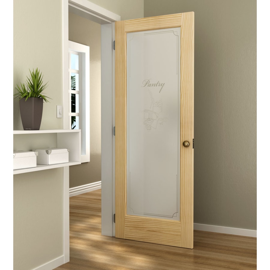 Frameport 3317234W Frosted Privacy Glass 30 Inch by 80 Inch Pantry 1 Lite  Interior Slab Passage Door | Ferguson Home, image size:900x900