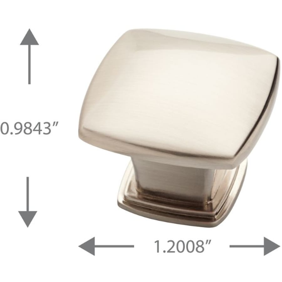 Franklin Brass P35596K-SN-B Soft Square 1-3/16 Inch Square