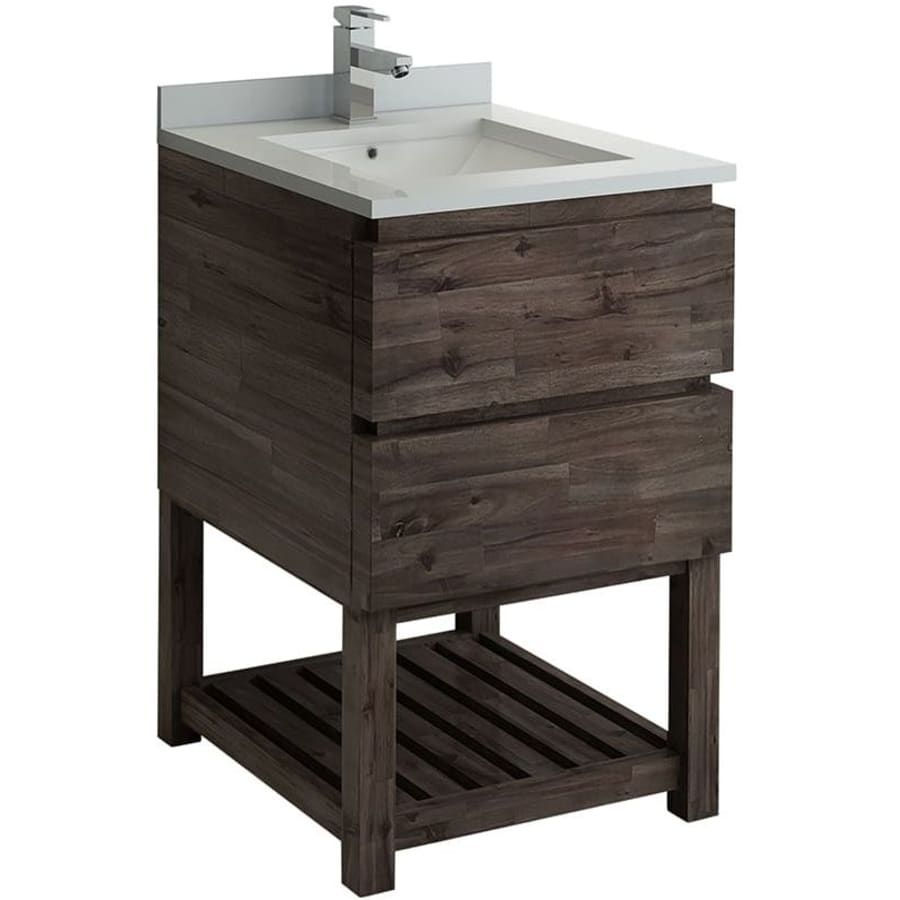 Acacia Wood / Countertop White
