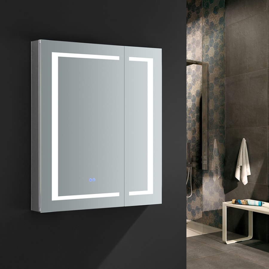 Fresca FMC023036 Spazio 30 x 36 Lighted Frameless Build
