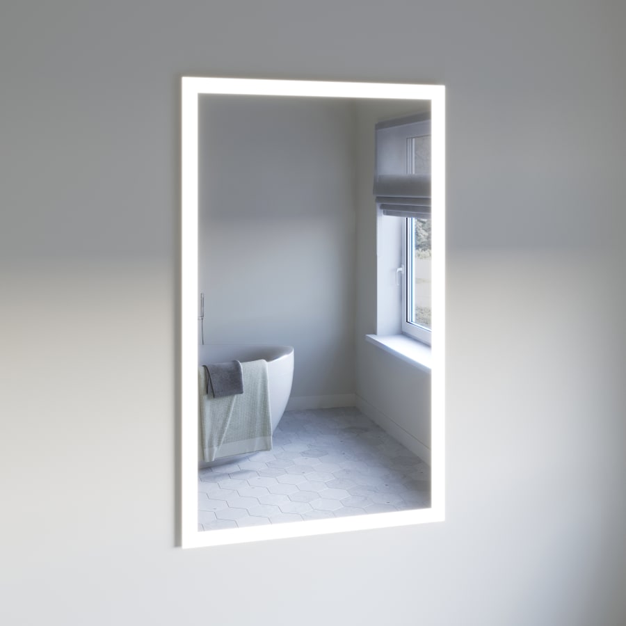 Fresca santo led bathroom mirror top