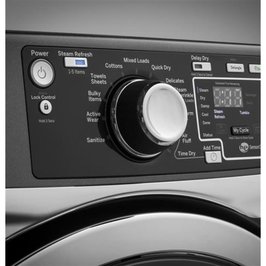 GE-GFD48ESK-Closeup of Controls