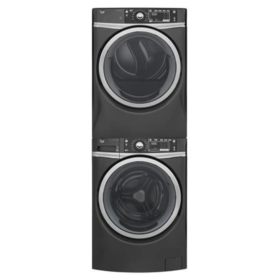 GE-GFD48ESK-Washer and Dryer Stacked