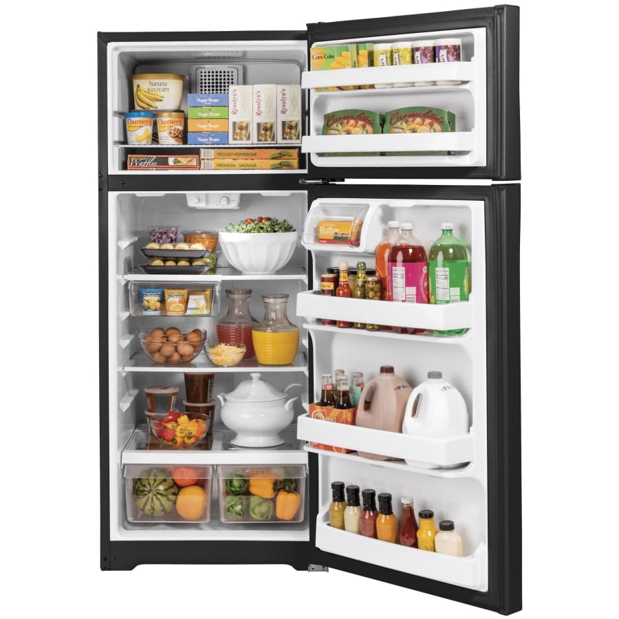 GE Top Freezer Refrigerator - Thumbnail 2